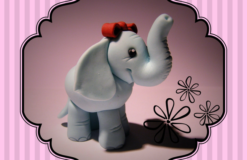 Fondant Figur Elefant