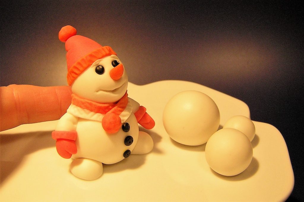 Snowman Fondant