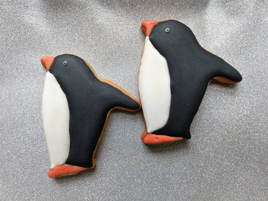 Pinguin Butterplätzchen