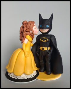Tortenfiguren Hochzeit Bell und Batman